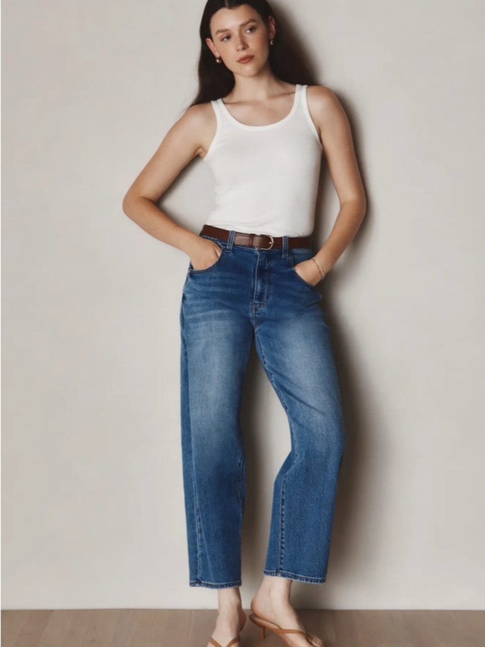 Quince Bella Stretch Barrel Jean size 29 - Picture 4 of 15